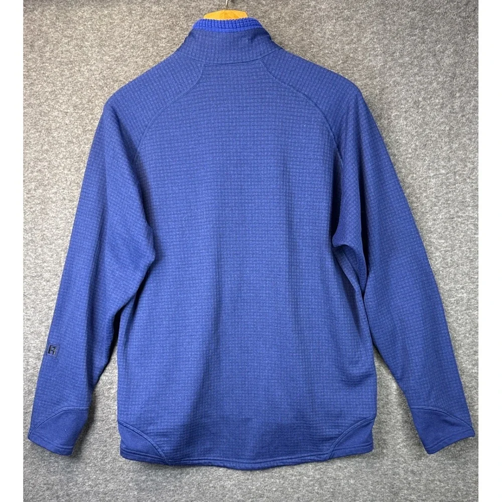 Patagonia R1 Regulator Pullover Mens L Blue Polartec Grid Half Zip‎ Outdoors USA